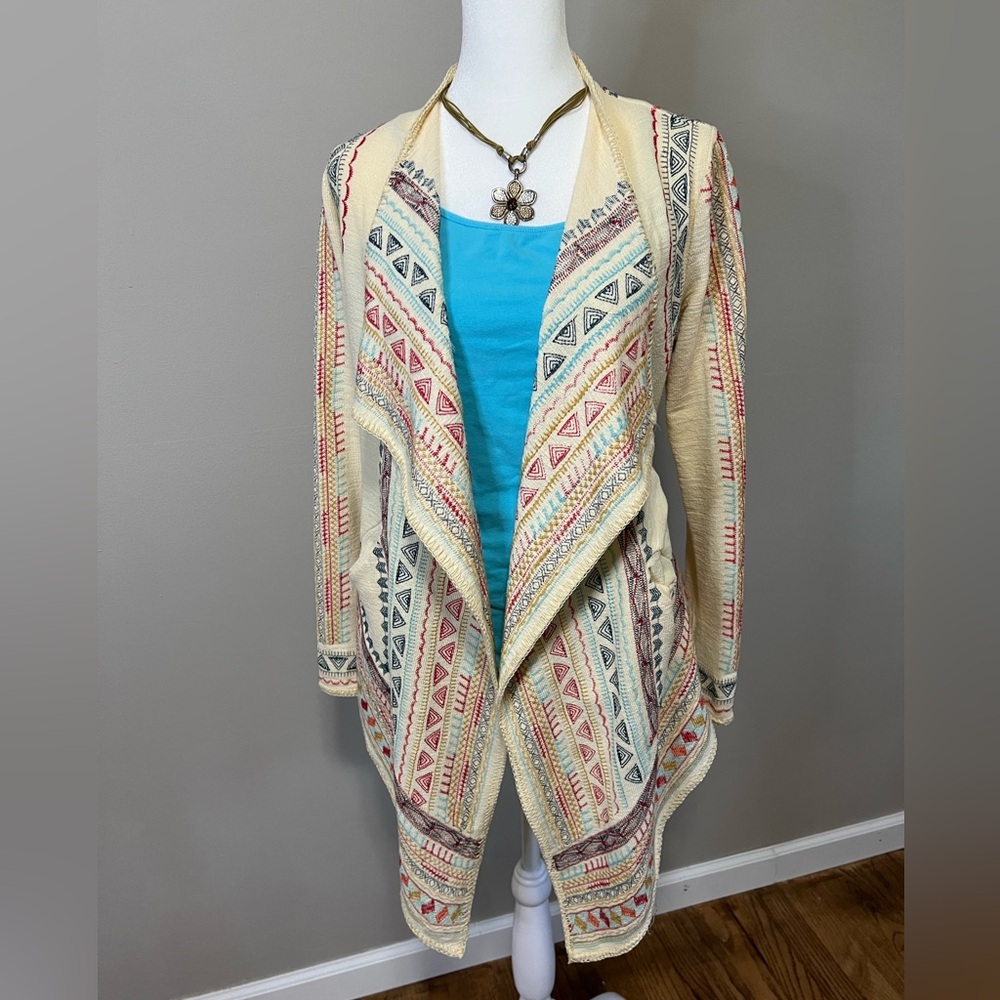 Embroidered cardigan